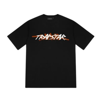 T-shirt Trapstar 2.0 noir logo signature streetwear officiel coton