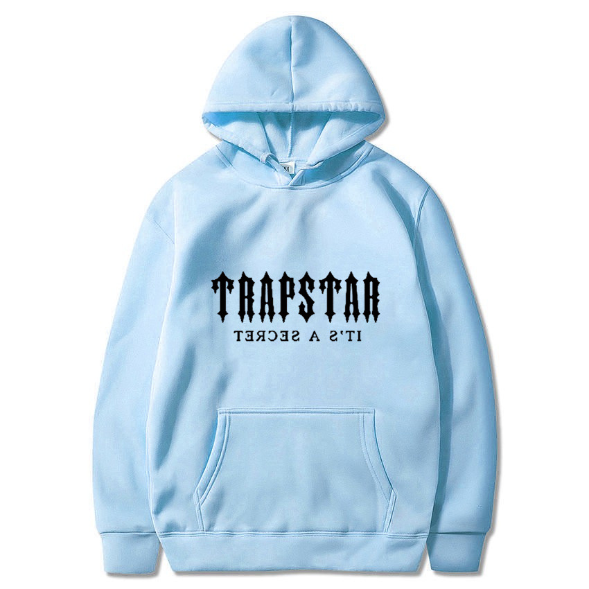 Sweat à Capuche Trapstar Bleu Ciel