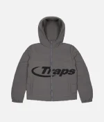 Trapstar Manteau A Capuche Hyperdrive Gris