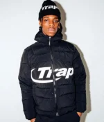 Trapstar Manteau A Capuche Hyperdrive Noir