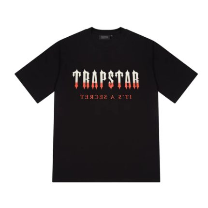Trapstar Decoded Dégradé Tee Noir / Rouge