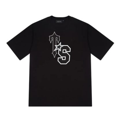 Nouveau T-shirt Noir Trapstar Ts Star