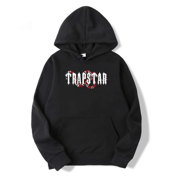 Sweat à capuche noir Trapstar Rose Accent Sweat à capuche noir Trapstar Rose Accent